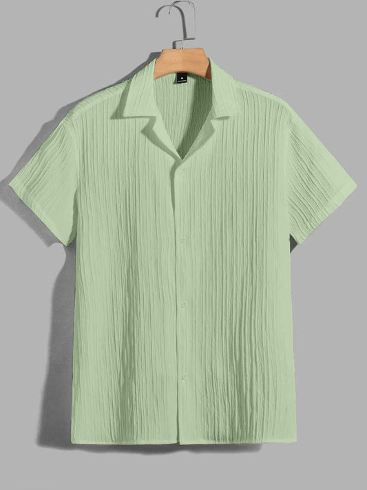 Pista Color Half Sleeves Regular Fit Formal Shirt for Men