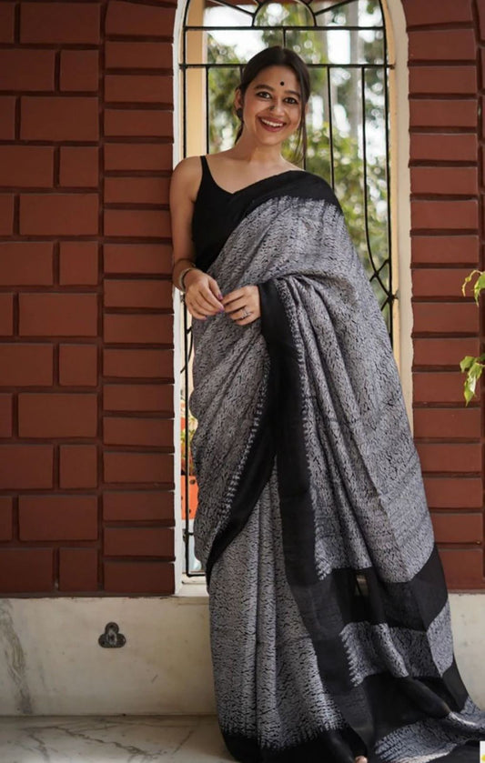 Occassionally Wear Lilan Soft Cotton Sarees With Jacquard Work