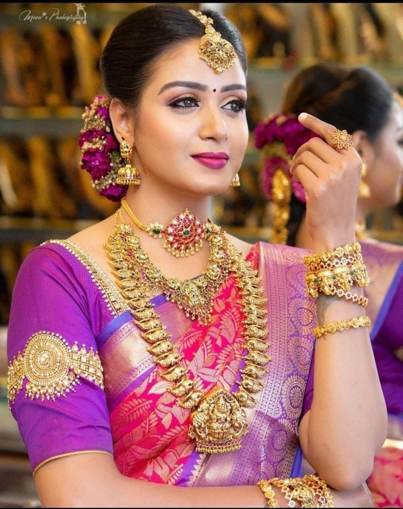 Beautiful Lichi Silk Sarees With Jacquard Work - alagappa group's